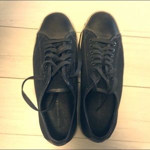 John Varvatos USA Men Sneaker Leather + Canvas